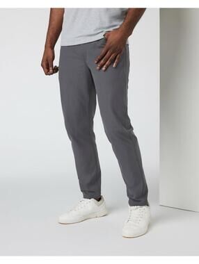 VUORI Men’s Meta™ Pant Athletic Slim Fit 32" In Charcoal-28x32”